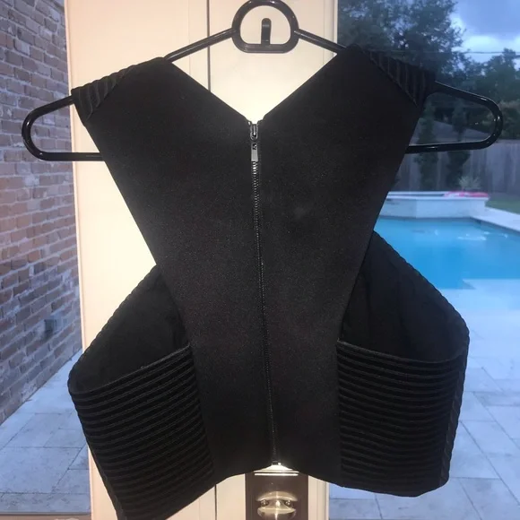 Robert Rodriguez Black crop top - Picture 3 of 6